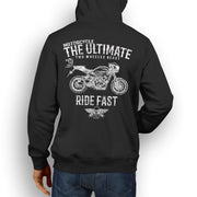 JL Ultimate Illustration For A Yamaha XSR900 Abarth Motorbike Fan Hoodie