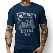 JL Ultimate Illustration For A Yamaha YZF-R1M 2017 Motorbike Fan T-shirt