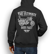 JL Ultimate Illustration For A Yamaha fs1e 50 Motorbike Fan Hoodie