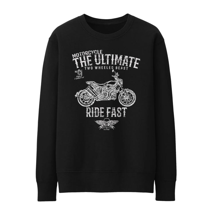 JL Ultimate Illustration For A Indian FTR 1200 Motorbike Fan Jumper