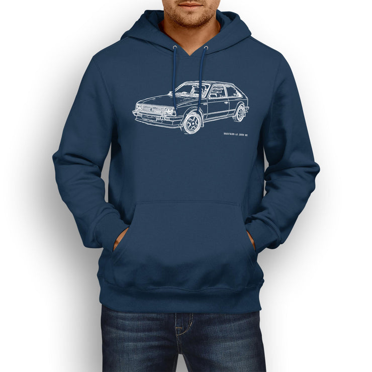 JL Illustration For A Vauxhall Astra GTE MK1 Motorcar Fan Hoodie