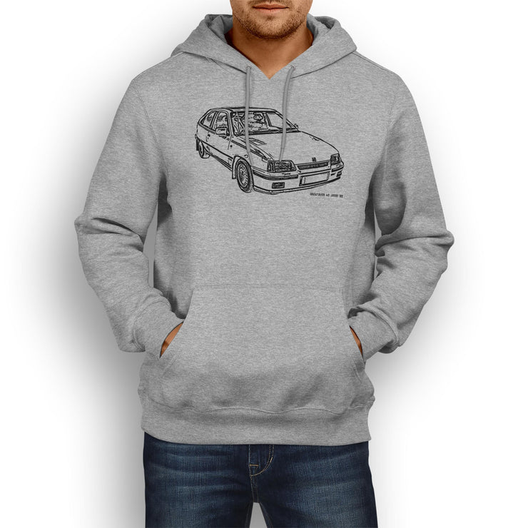 JL Illustration For A Vauxhall Astra MK2 GTE Motorcar Fan Hoodie