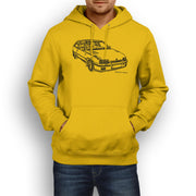 JL Illustration For A Vauxhall Astra MK2 GTE Motorcar Fan Hoodie