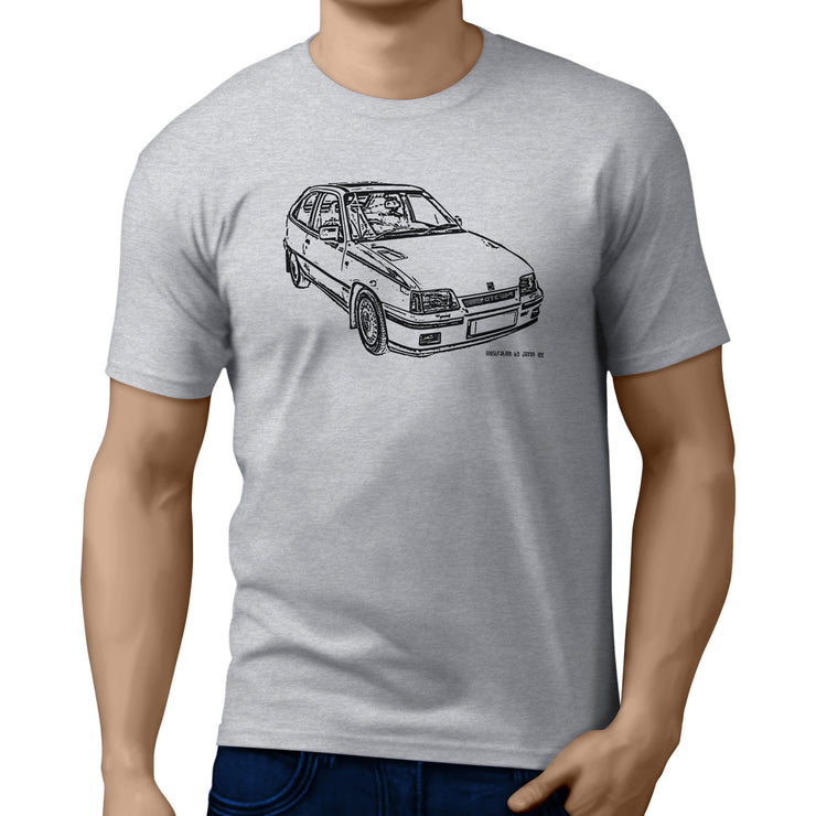 JL Illustration For A Vauxhall Astra MK2 GTE Motorcar Fan T-shirt