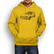 JL Illustration For A Vauxhall Astra MK3 GSI Motorcar Fan Hoodie