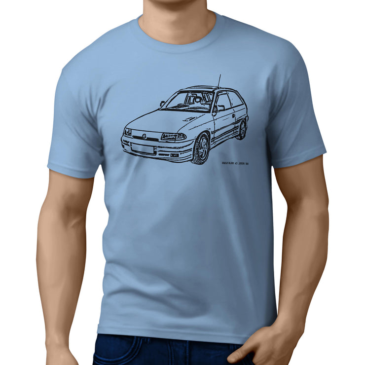 JL Illustration For A Vauxhall Astra MK3 GSI Motorcar Fan T-shirt