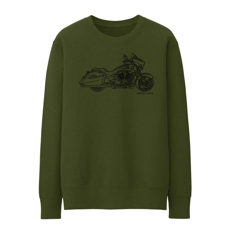 JL Illustration For A Victory Cross Country Motorbike Fan Jumper
