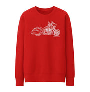 JL Illustration For A Victory Cross Country Motorbike Fan Jumper