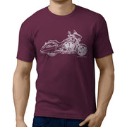 JL Illustration For A Victory Cross Country Motorbike Fan T-shirt