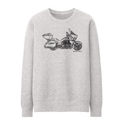 JL Illustration For A Victory Cross Country Tour Motorbike Fan Jumper