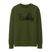 JL Illustration For A Victory Cross Country Tour Motorbike Fan Jumper