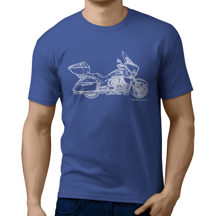 JL Illustration For A Victory Cross Country Tour Motorbike Fan T-shirt