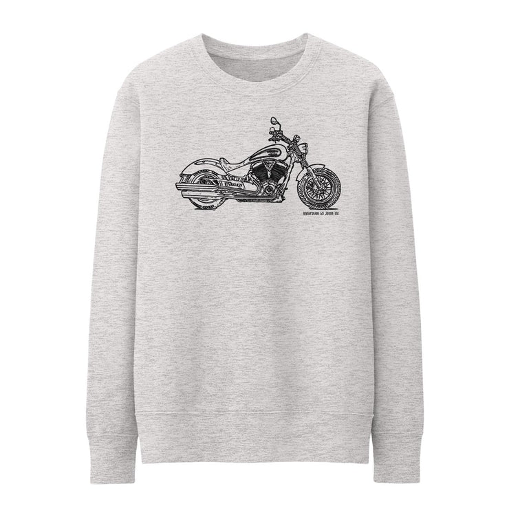 JL Illustration For A Victory Gunner Motorbike Fan Jumper