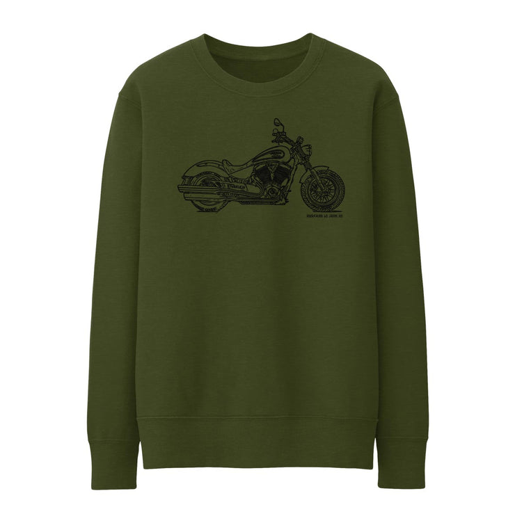 JL Illustration For A Victory Gunner Motorbike Fan Jumper