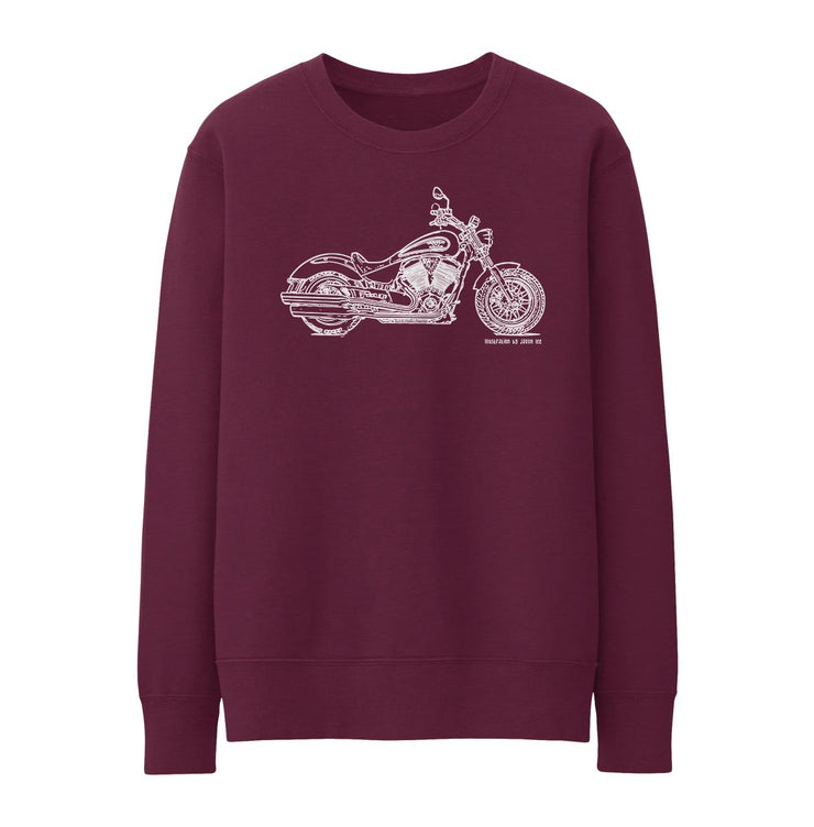 JL Illustration For A Victory Gunner Motorbike Fan Jumper