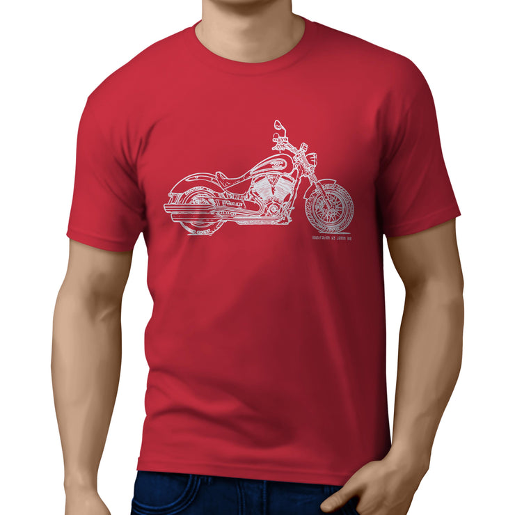 JL Illustration For A Victory Gunner Motorbike Fan T-shirt