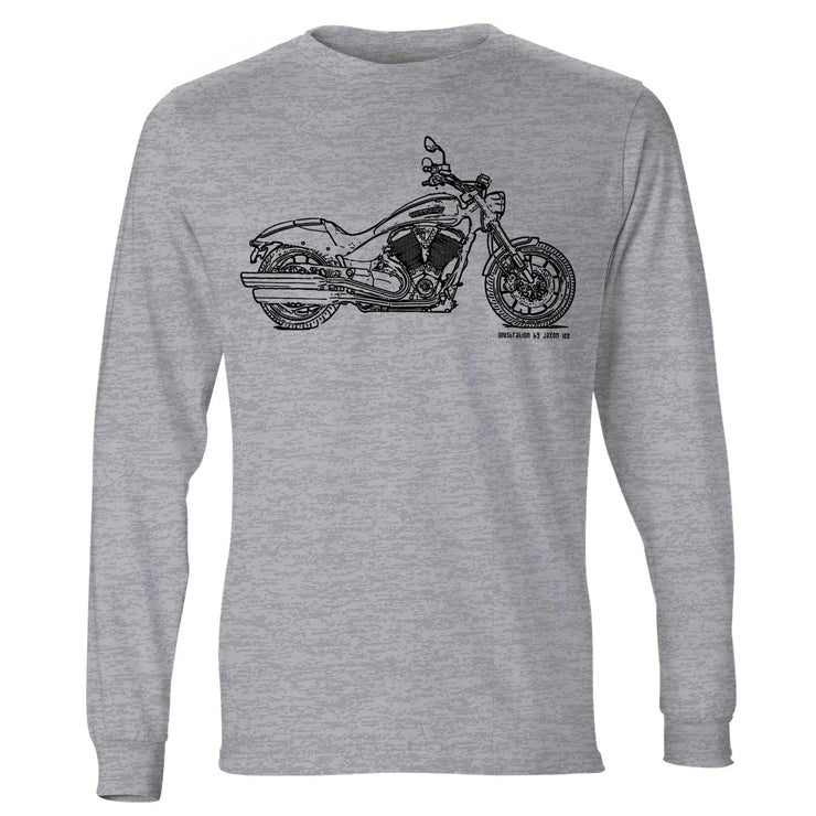 JL Illustration For A Victory Hammer S Motorbike Fan LS-Tshirt