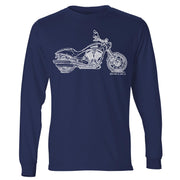 JL Illustration For A Victory Hammer S Motorbike Fan LS-Tshirt