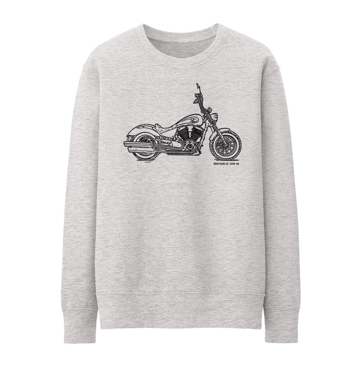 JL Illustration For A Victory Highball Motorbike Fan Jumper