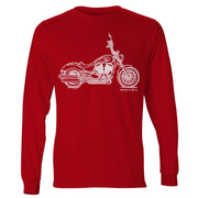 JL Illustration For A Victory Highball Motorbike Fan LS-Tshirt