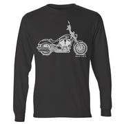 JL Illustration For A Victory Highball Motorbike Fan LS-Tshirt