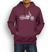 JL Illustration For A Victory Highball Motorbike Fan Hoodie