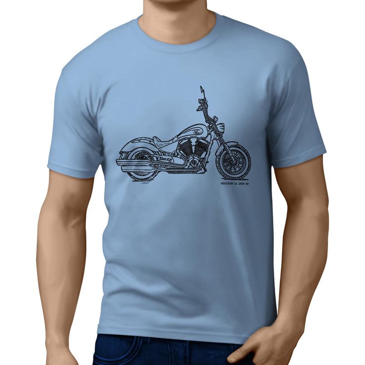 JL Illustration For A Victory Highball Motorbike Fan T-shirt
