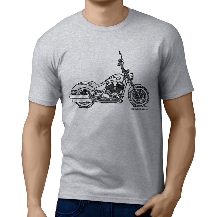 JL Illustration For A Victory Highball Motorbike Fan T-shirt