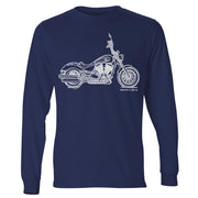 JL Illustration For A Victory Highball Motorbike Fan LS-Tshirt