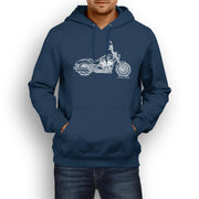 JL Illustration For A Victory Highball Motorbike Fan Hoodie