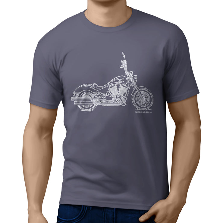 JL Illustration For A Victory Highball Motorbike Fan T-shirt