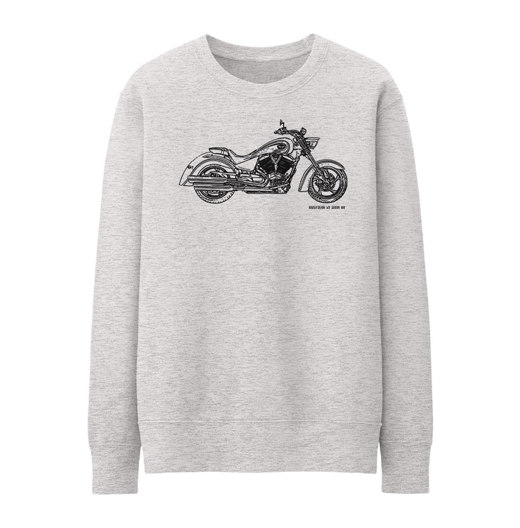 JL Illustration For A Victory Kingpin Motorbike Fan Jumper