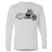 JL Illustration For A Victory Magnum Motorbike Fan LS-Tshirt