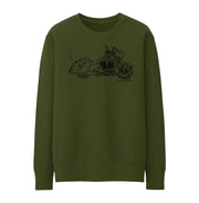 JL Illustration For A Victory Magnum Motorbike Fan Jumper