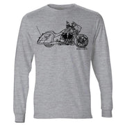 JL Illustration For A Victory Magnum Motorbike Fan LS-Tshirt