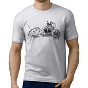 JL Illustration For A Victory Magnum Motorbike Fan T-shirt