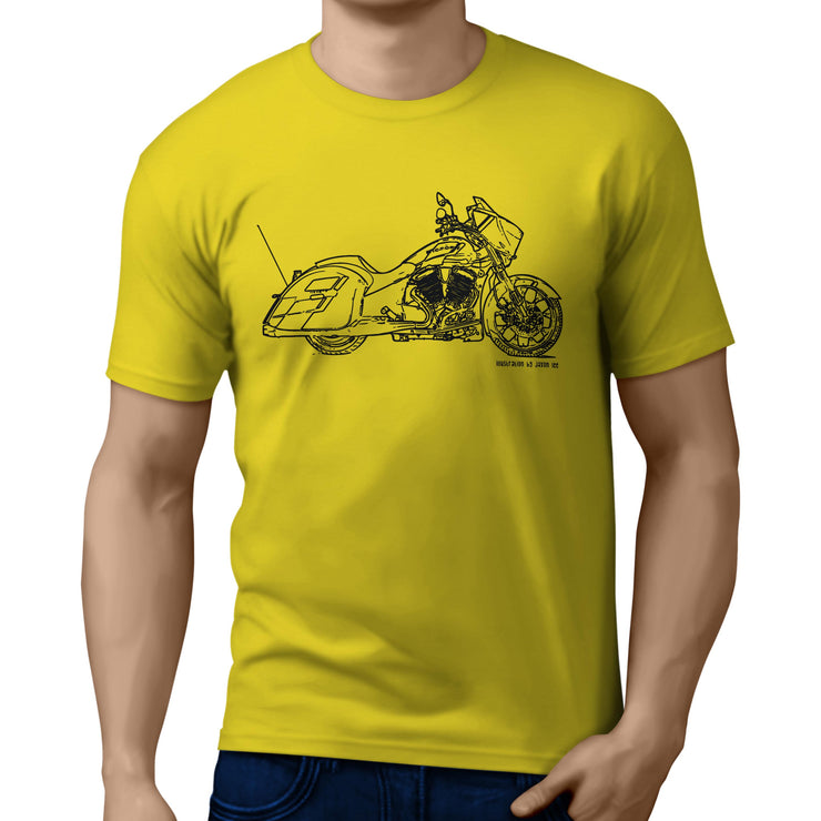 JL Illustration For A Victory Magnum Motorbike Fan T-shirt