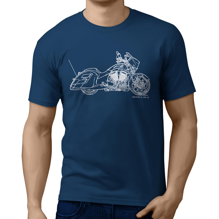 JL Illustration For A Victory Magnum Motorbike Fan T-shirt
