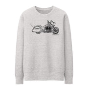 JL Illustration For A Victory Magnum X1 Stealth Edition Motorbike Fan Jumper