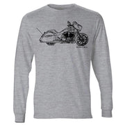 JL Illustration For A Victory Magnum X1 Stealth Edition Motorbike Fan LS-Tshirt