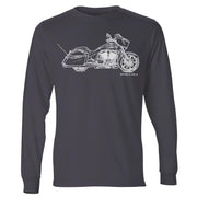 JL Illustration For A Victory Magnum X1 Stealth Edition Motorbike Fan LS-Tshirt