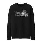 JL Illustration For A Victory Magnum X1 Stealth Edition Motorbike Fan Jumper