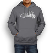 JL Illustration For A Victory Magnum X1 Stealth Edition Motorbike Fan Hoodie