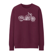 JL Illustration For A Victory Octane Motorbike Fan Jumper