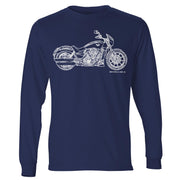 JL Illustration For A Victory Octane Motorbike Fan LS-Tshirt