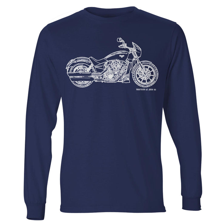 JL Illustration For A Victory Octane Motorbike Fan LS-Tshirt