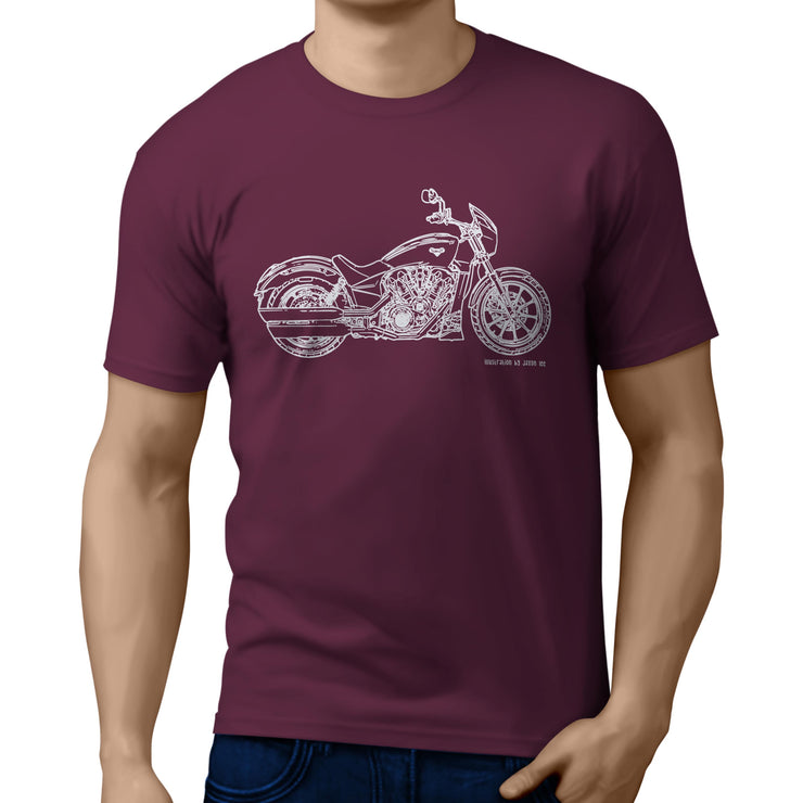 JL Illustration For A Victory Octane Motorbike Fan T-shirt