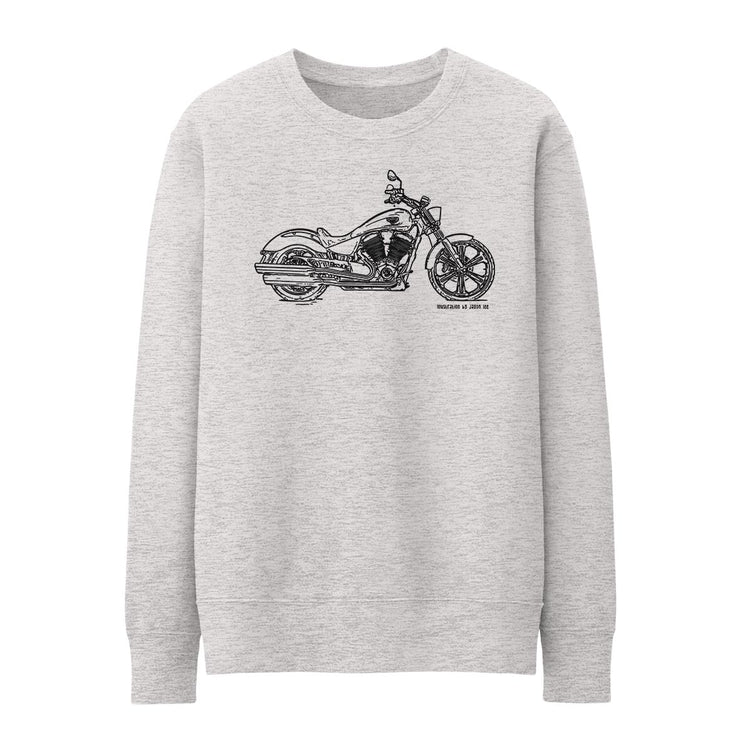 JL Illustration For A Victory Vegas Motorbike Fan Jumper