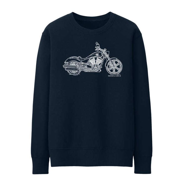 JL Illustration For A Victory Vegas Motorbike Fan Jumper