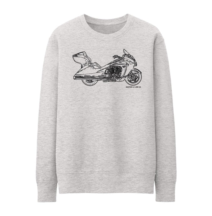 JL Illustration For A Victory Vision Motorbike Fan Jumper